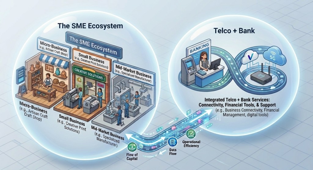 Business Series: Unpacking SMEs: Who They Really Are, What Matters to Them, and the Convergence Opportunity for Telco +&nbsp;Bank